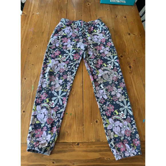 Champion Other - Champion Kids Floral Print Jogger Sweatpants Rainbow Logo Size XL 16